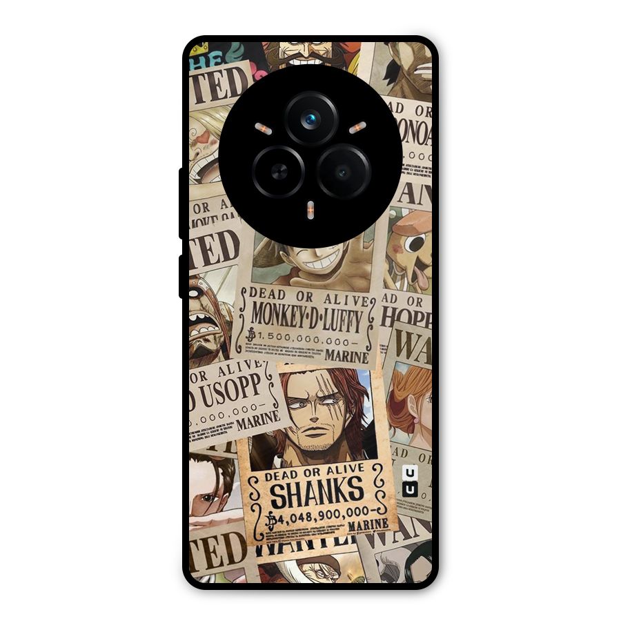 One Piece Most Wanted Metal Back Case for Realme 14 Pro