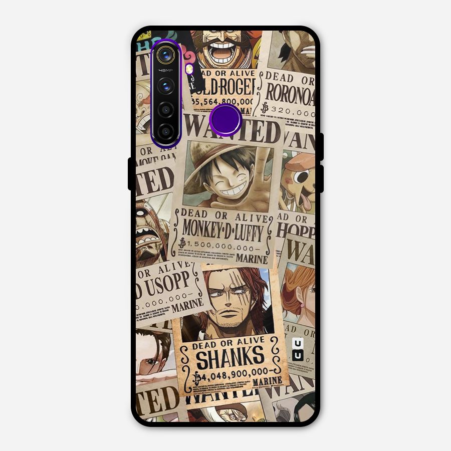 One Piece Most Wanted Metal Back Case for Realme 5 Pro