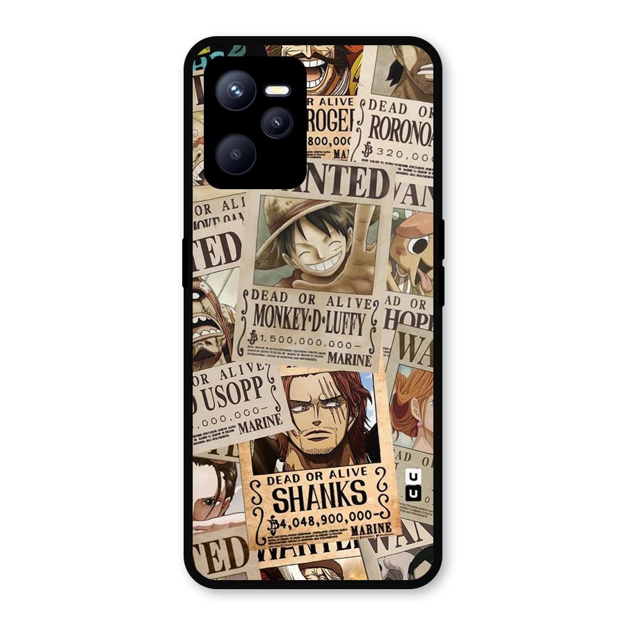 One Piece Most Wanted Metal Back Case for Realme C35