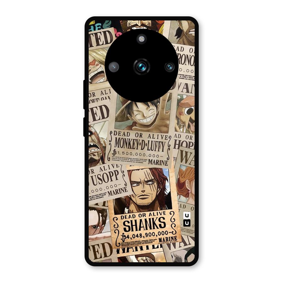 One Piece Most Wanted Metal Back Case for Realme Narzo 60 Pro