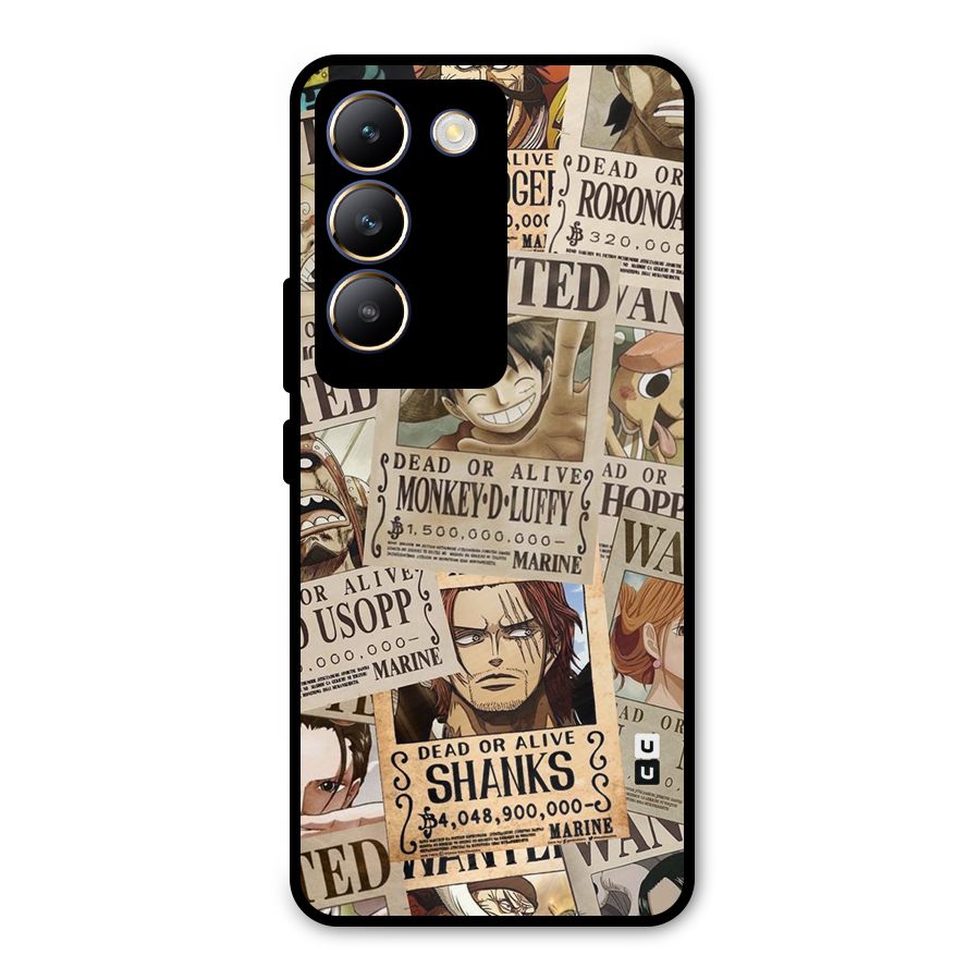 One Piece Most Wanted Metal Back Case for Vivo T3 5G
