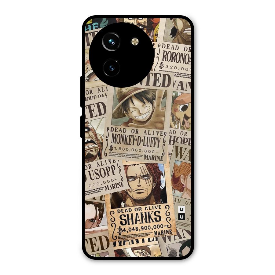 One Piece Most Wanted Metal Back Case for Vivo T3x