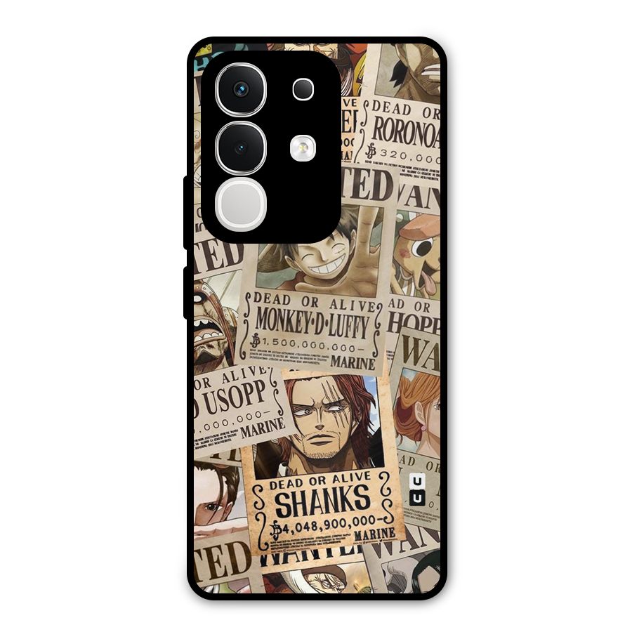 One Piece Most Wanted Metal Back Case for Vivo T4x