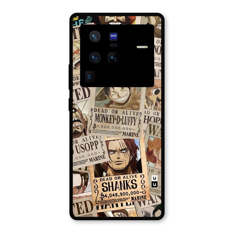 One Piece Most Wanted Metal Back Case for Vivo X80 Pro