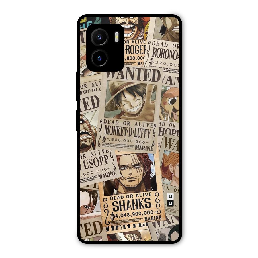 One Piece Most Wanted Metal Back Case for Vivo Y15s