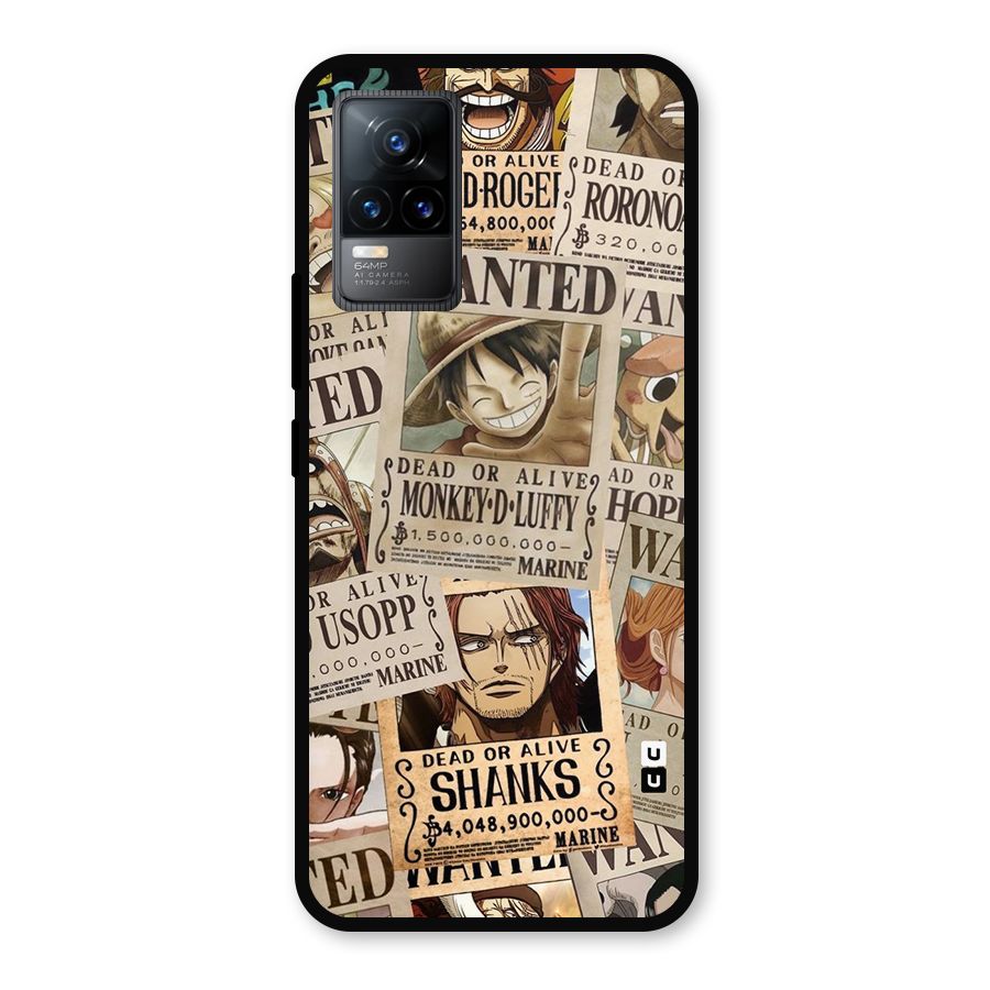 One Piece Most Wanted Metal Back Case for Vivo Y73