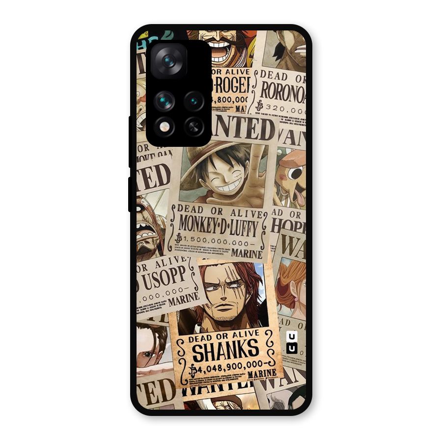 One Piece Most Wanted Metal Back Case for Xiaomi 11i 5G