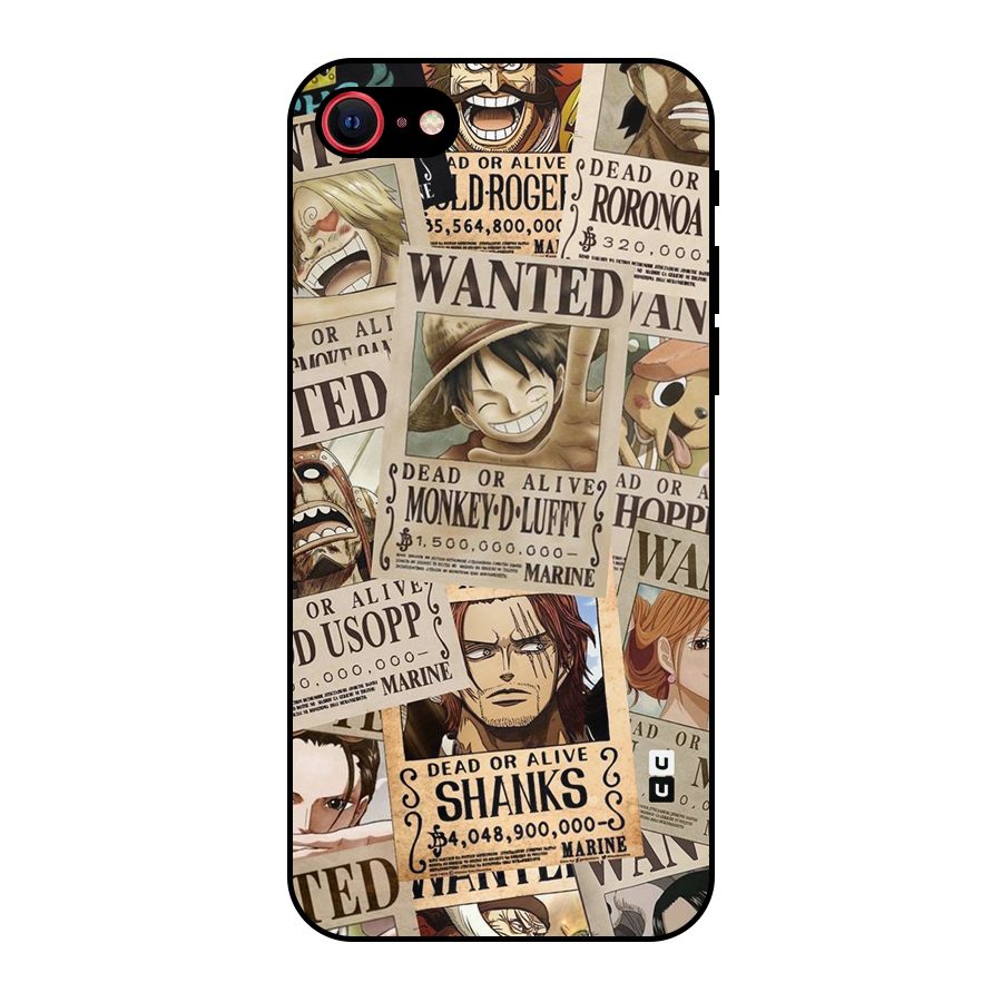 One Piece Most Wanted Metal Back Case for iPhone 7