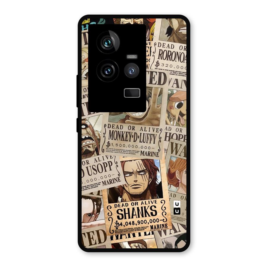One Piece Most Wanted Metal Back Case for iQOO 11 5G