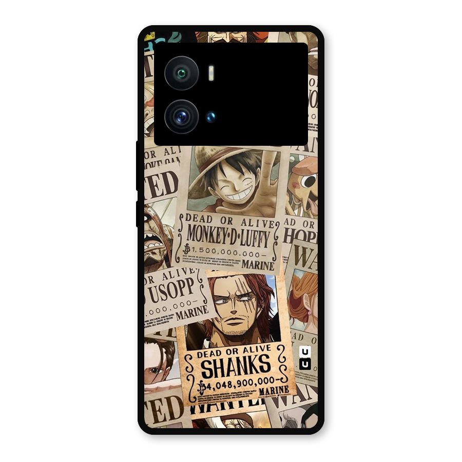 One Piece Most Wanted Metal Back Case for iQOO 9 Pro