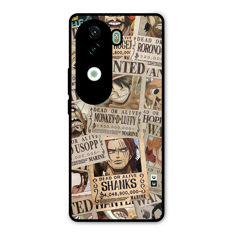 One Piece Most Wanted Metal Back Case for iQOO Z9s