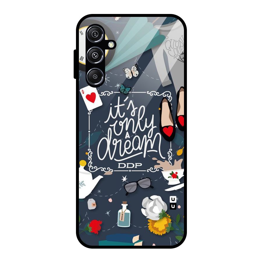 Only A Dream Glass Back Case for Galaxy M34 5G