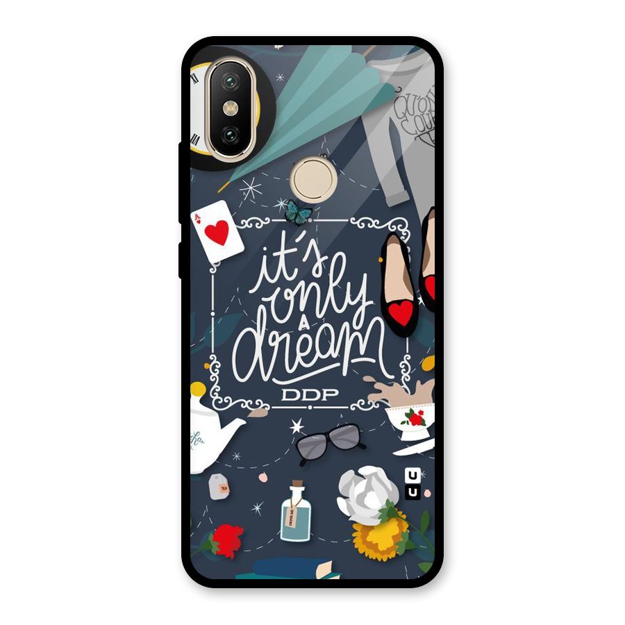 Only A Dream Glass Back Case for Redmi A2