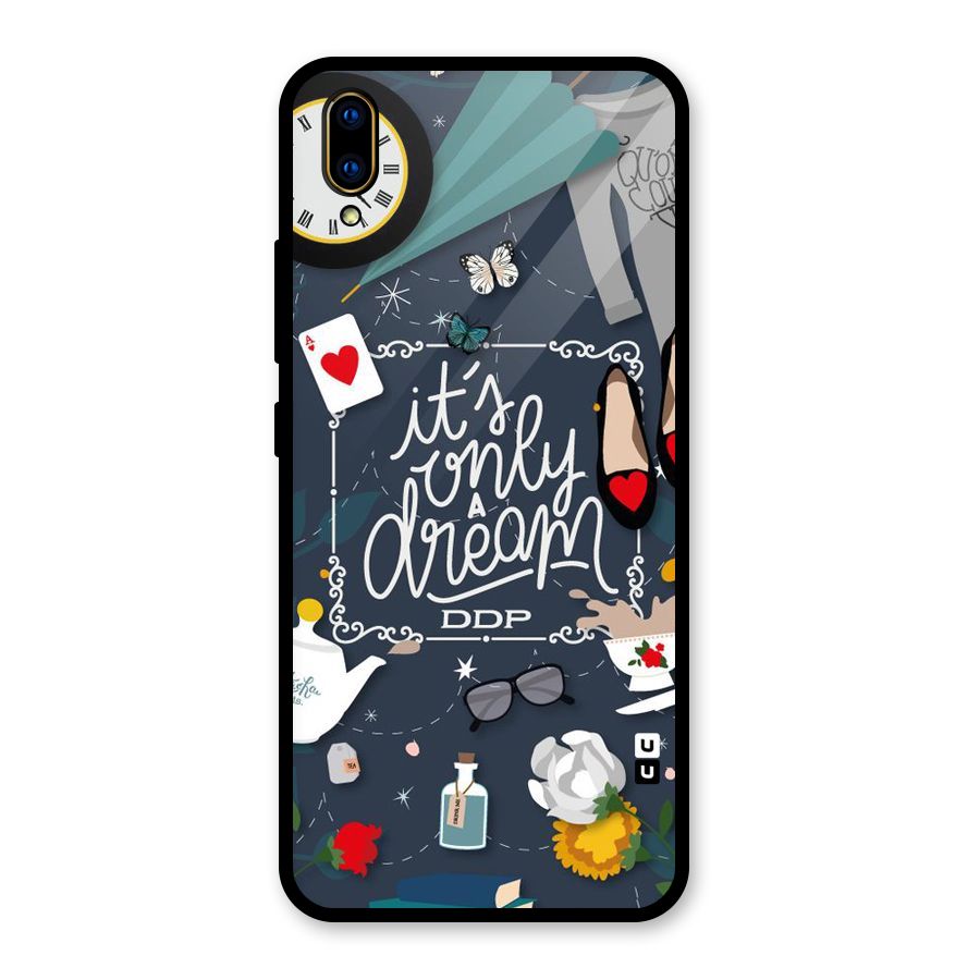 Only A Dream Glass Back Case for Vivo V11 Pro