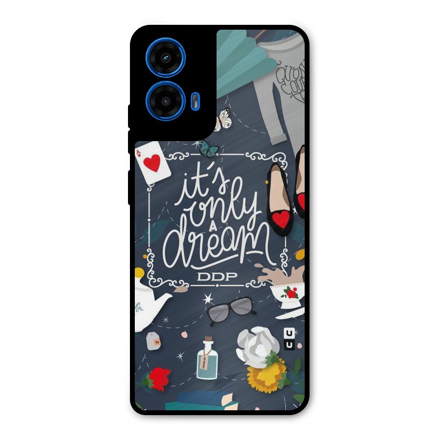 Only A Dream Metal Back Case for Moto G45