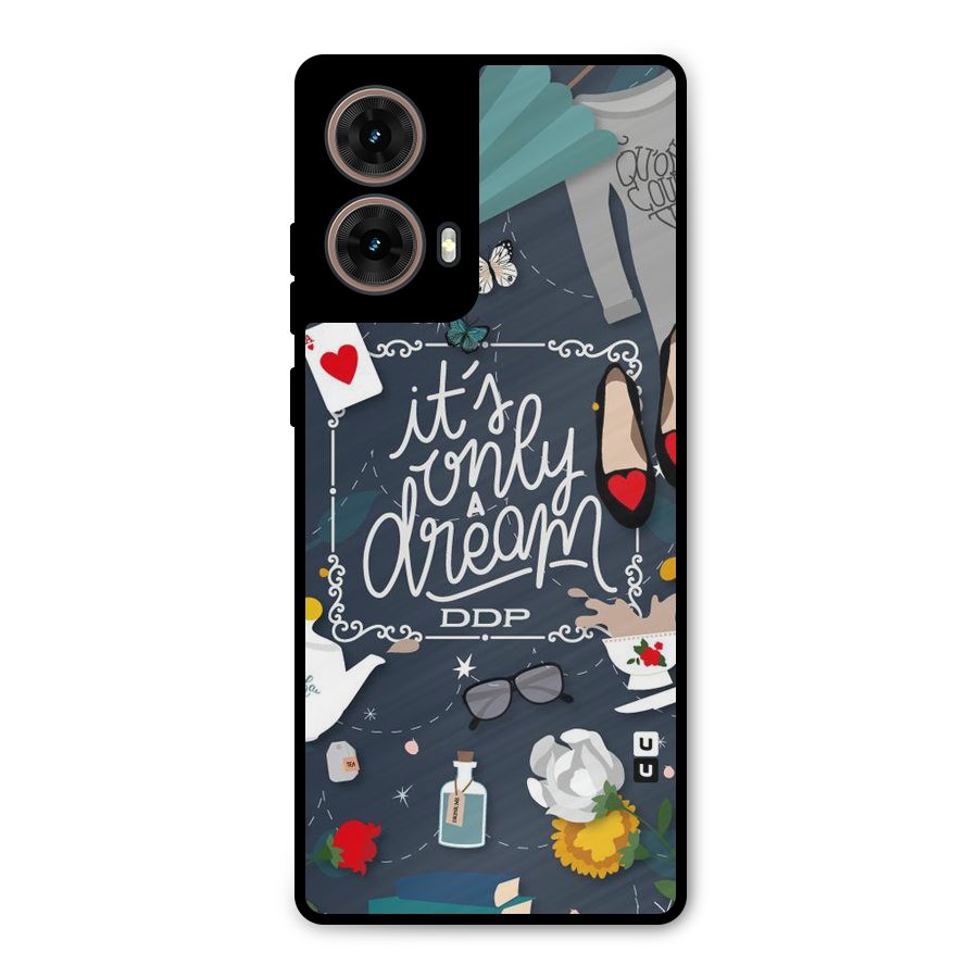 Only A Dream Metal Back Case for Moto G85