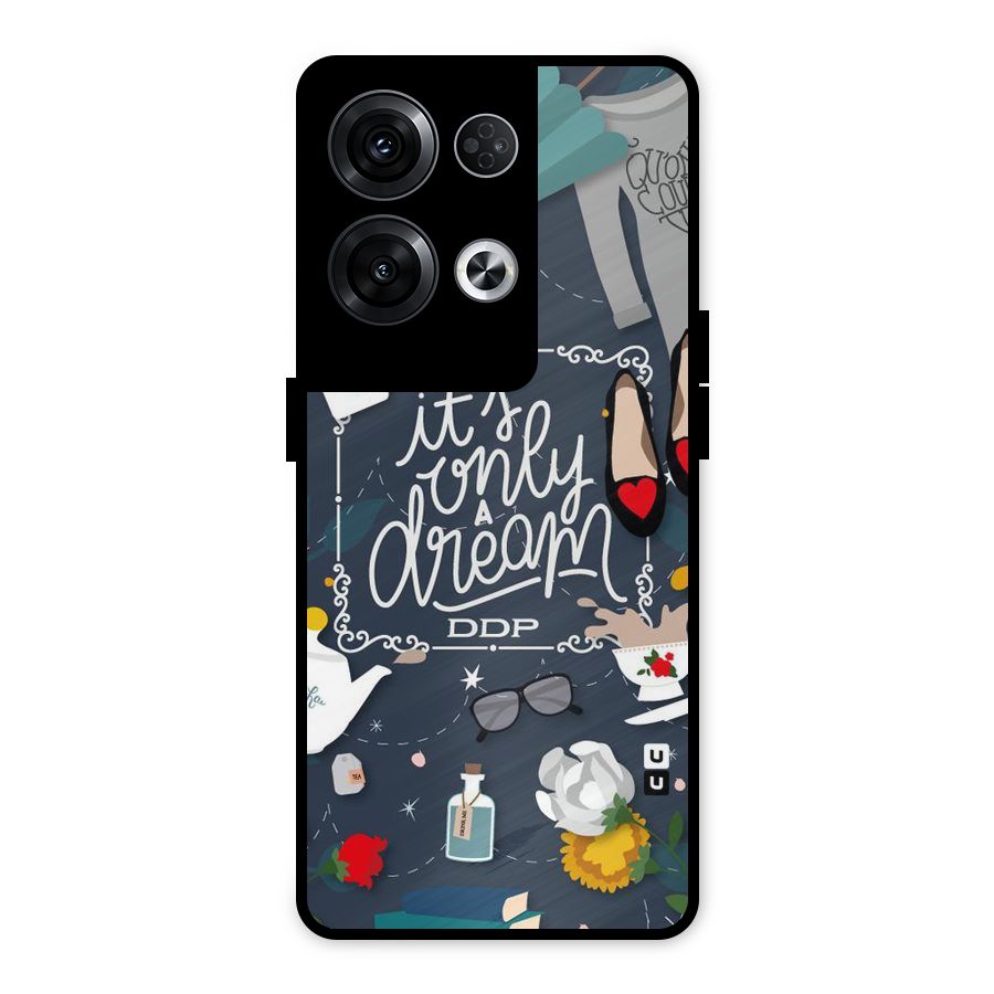 Only A Dream Metal Back Case for Oppo Reno8 Pro 5G
