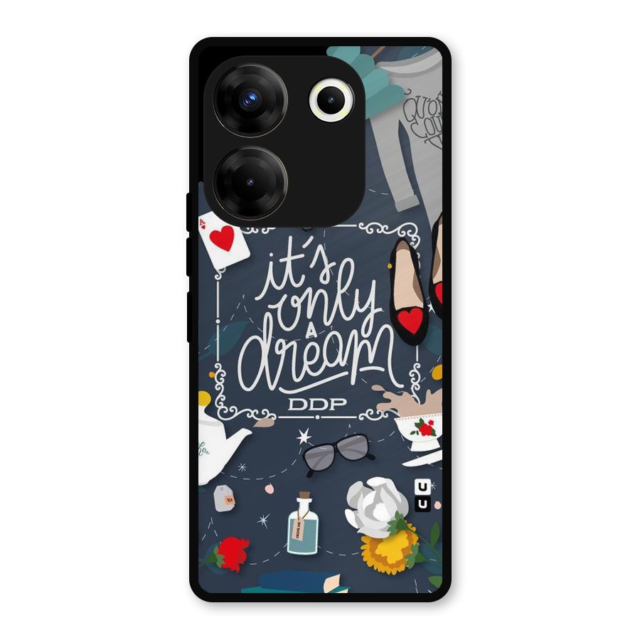 Only A Dream Metal Back Case for Tecno Camon 20 Pro