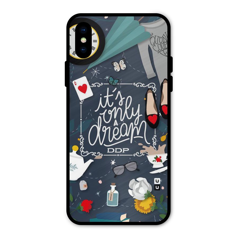 Only A Dream Metal Back Case for iPhone XS