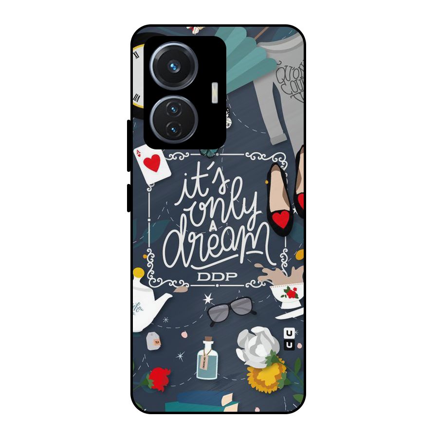 Only A Dream Metal Back Case for iQOO Z6 44W