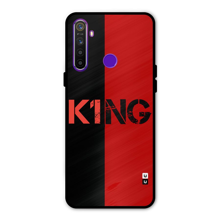 Only King Glass Back Case for Realme 5s