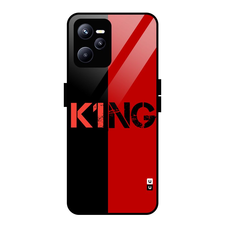 Only King Glass Back Case for Realme C35