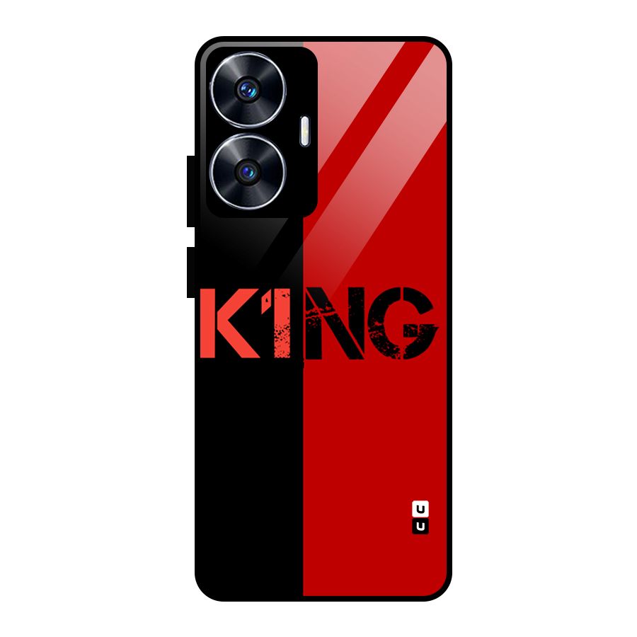 Only King Glass Back Case for realme C55