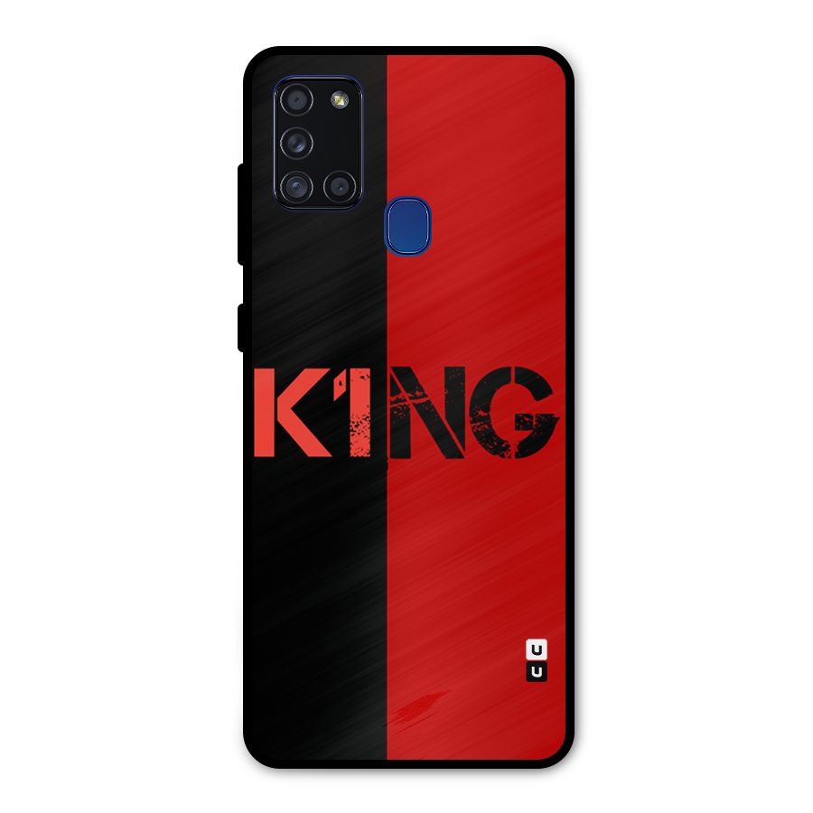 Only King Metal Back Case for Galaxy A21s