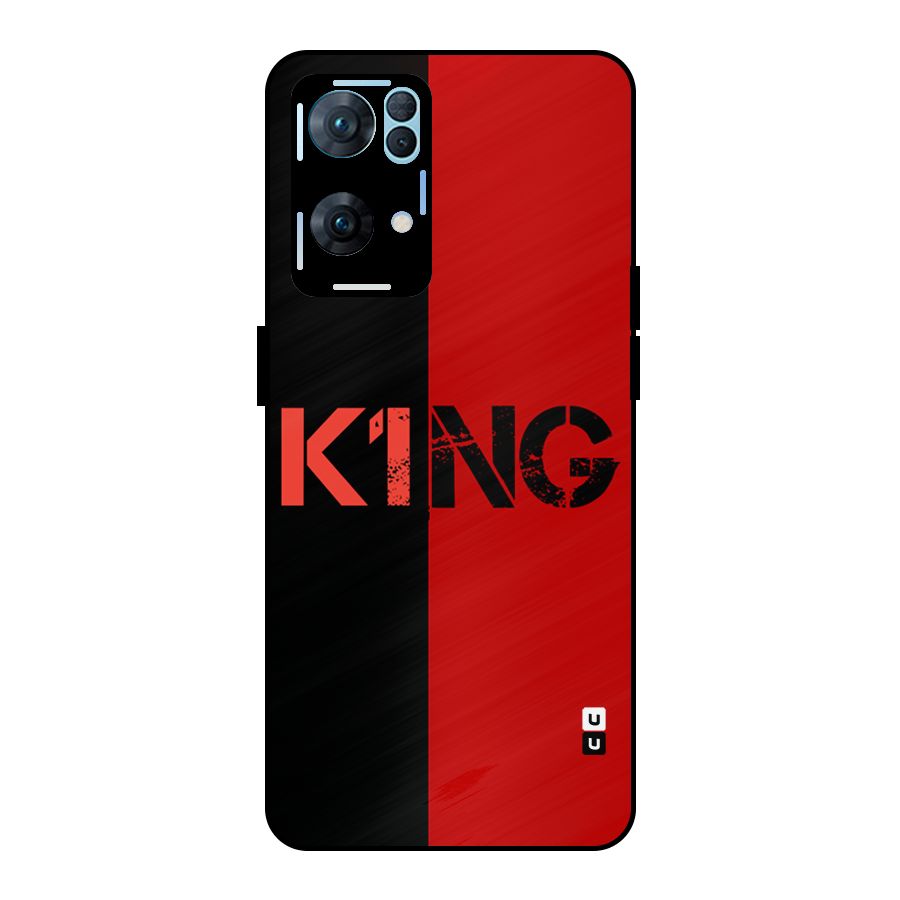 Only King Metal Back Case for Oppo Reno7 Pro 5G