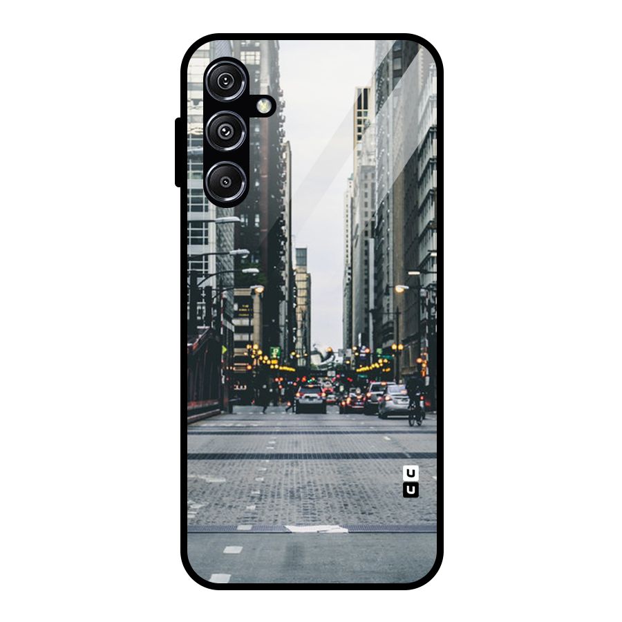 Only Streets Glass Back Case for Galaxy M34 5G