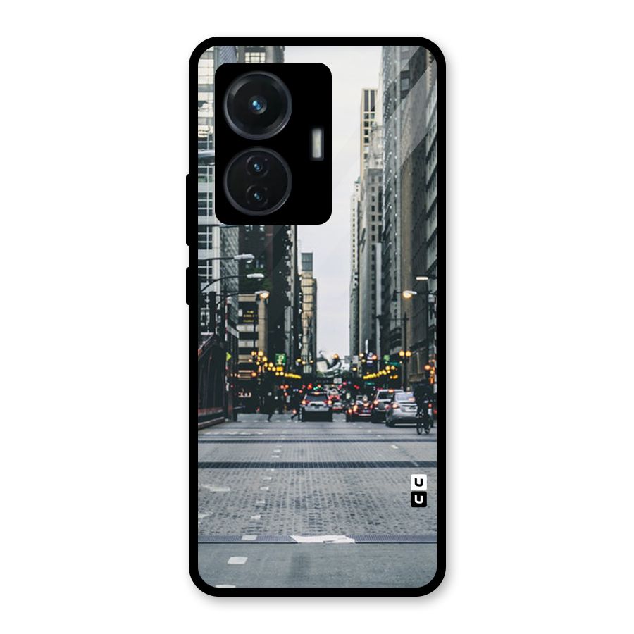 Only Streets Glass Back Case for Vivo T1 44W