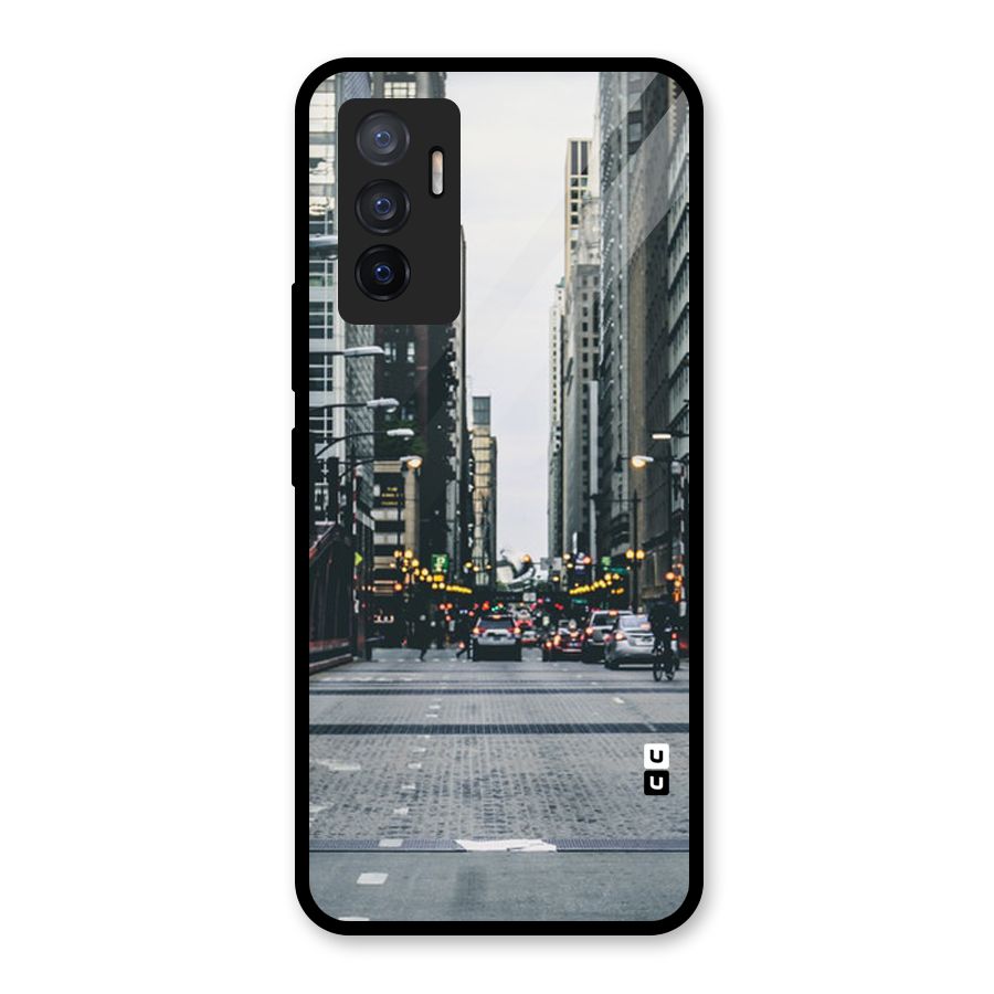 Only Streets Glass Back Case for Vivo V23e