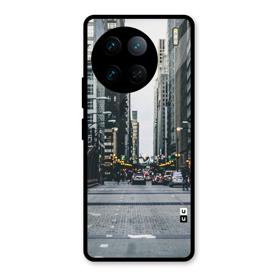 Only Streets Glass Back Case for Vivo X90 Pro