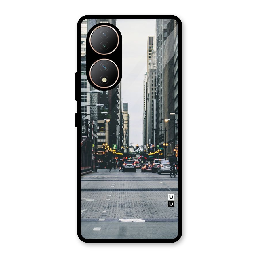 Only Streets Glass Back Case for Vivo Y100A
