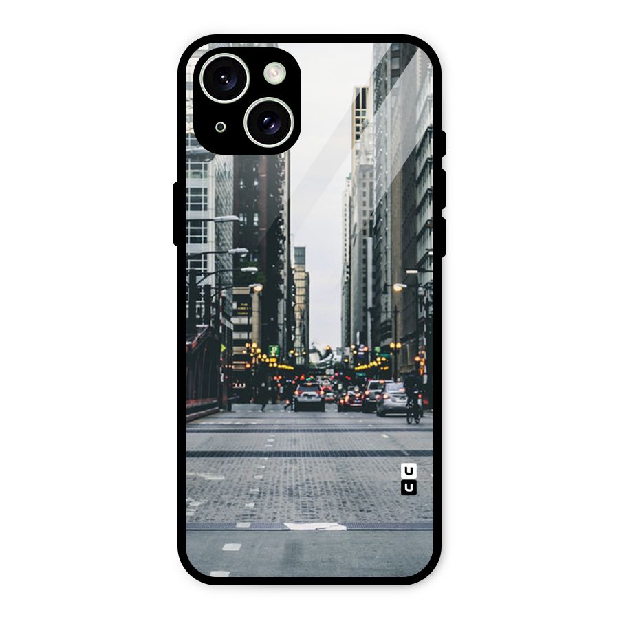 Only Streets Glass Back Case for iPhone 15 Plus