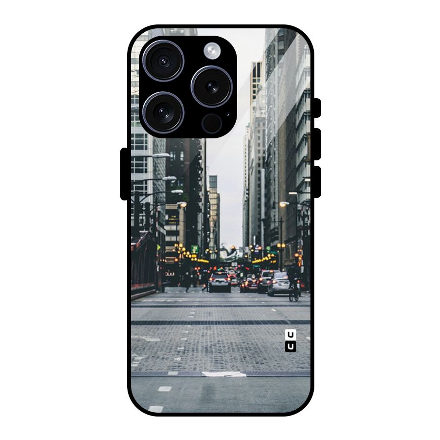 Only Streets Glass Back Case for iPhone 15 Pro