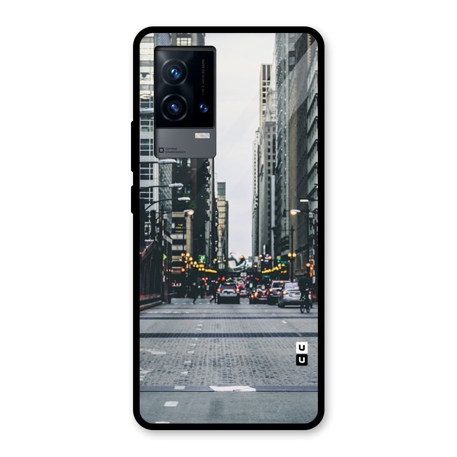 Only Streets Glass Back Case for iQOO 9 5G
