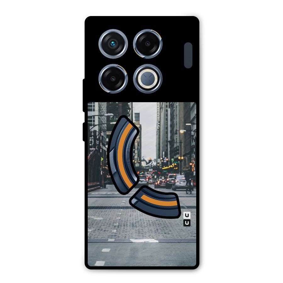 Only Streets Metal Back Case for Infinix GT 20 Pro