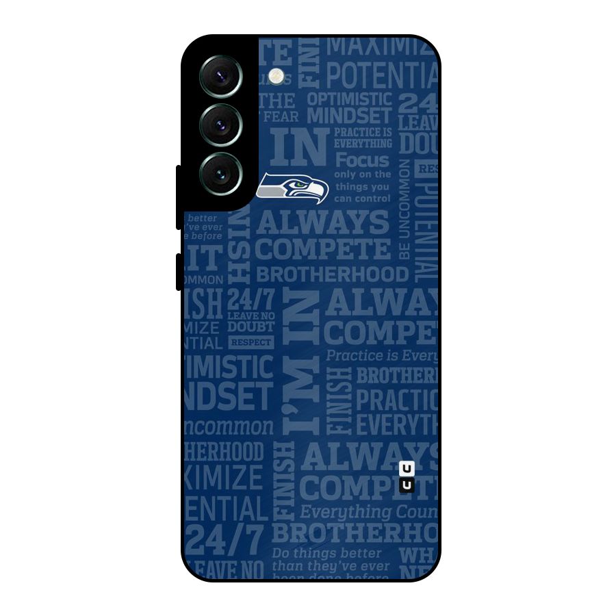 Optimistic Blue Metal Back Case for Galaxy S22 Plus 5G