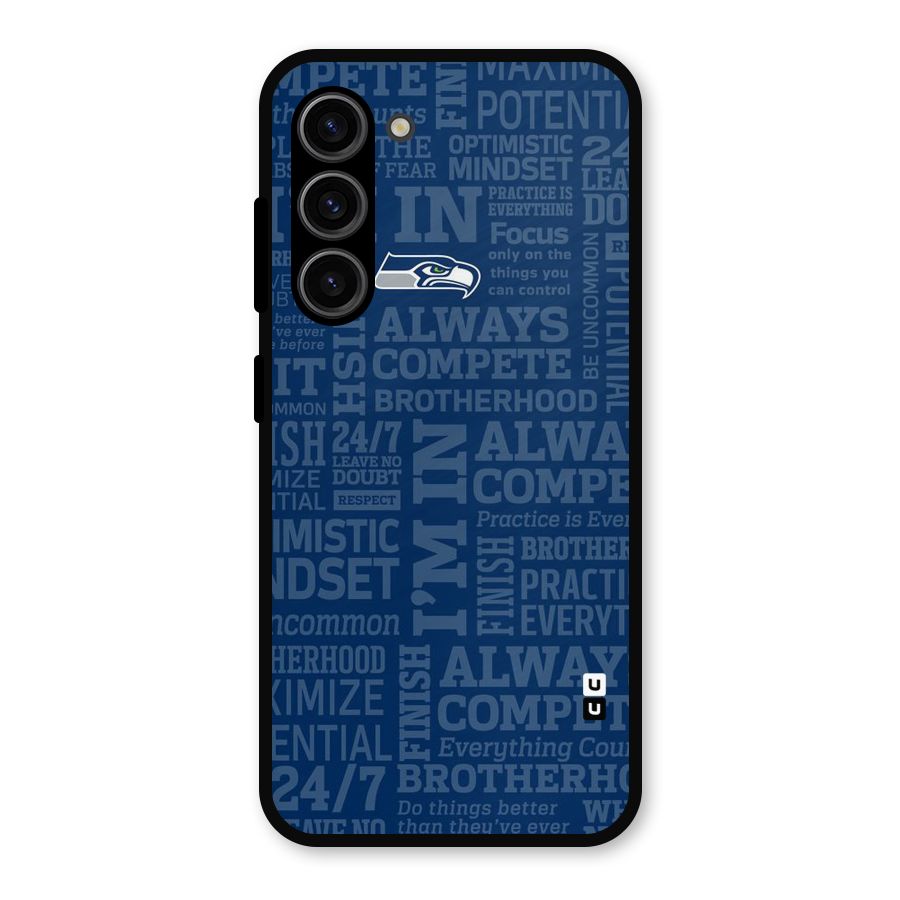 Optimistic Blue Metal Back Case for Galaxy S23
