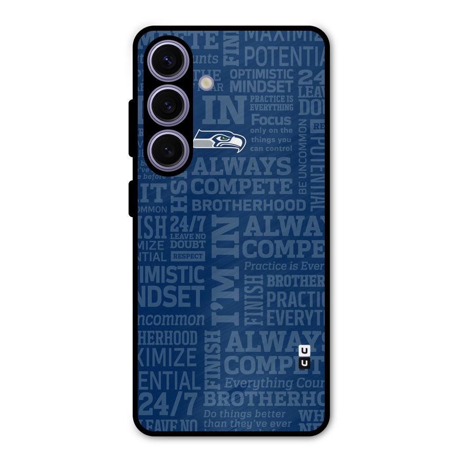 Optimistic Blue Metal Back Case for Galaxy S24
