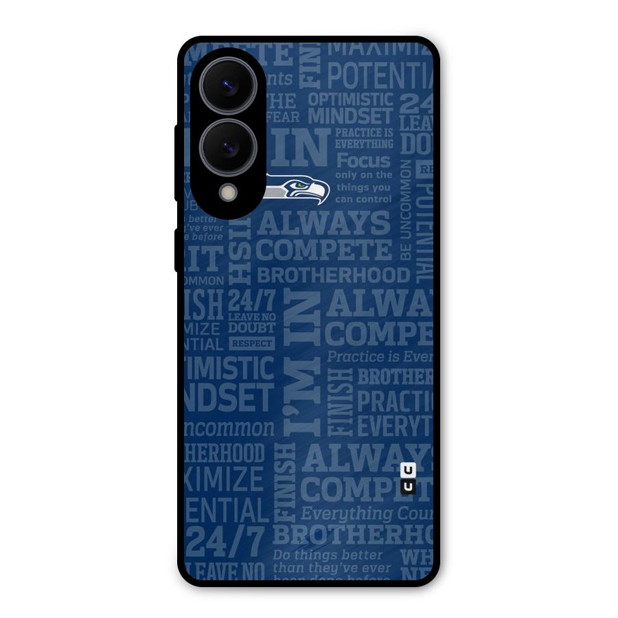 Optimistic Blue Metal Back Case for Galaxy S25 Edge