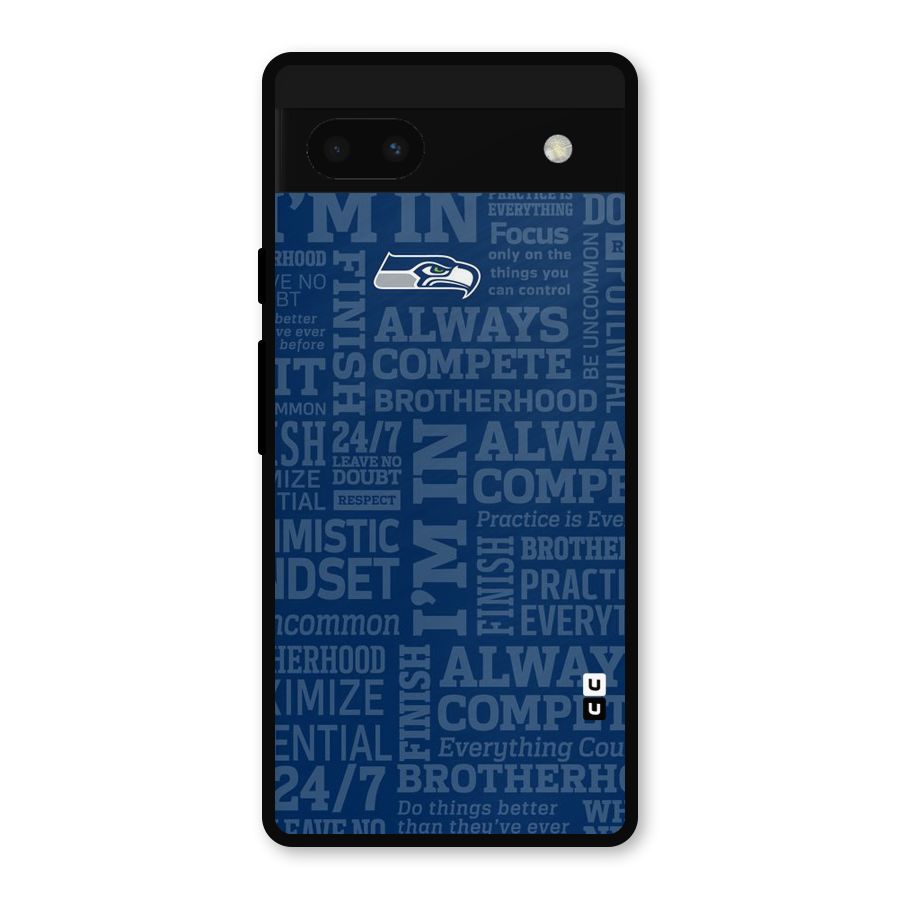 Optimistic Blue Metal Back Case for Google Pixel 6a