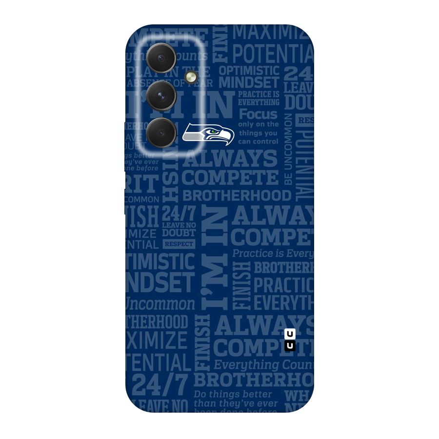 Optimistic Blue Original Polycarbonate Back Case for Galaxy A54