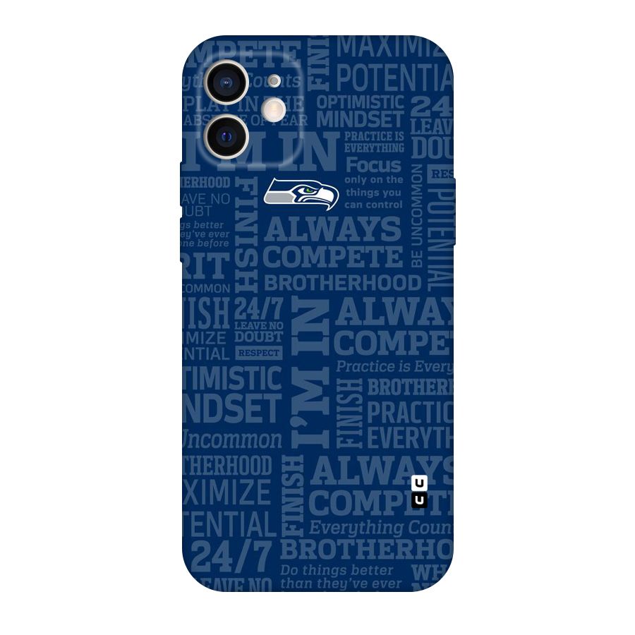Optimistic Blue Original Polycarbonate Back Case for iPhone 12