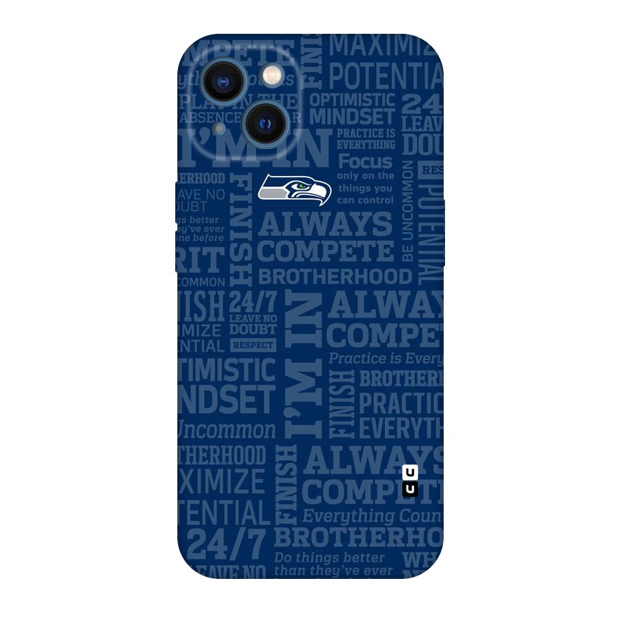 Optimistic Blue Original Polycarbonate Back Case for iPhone 13