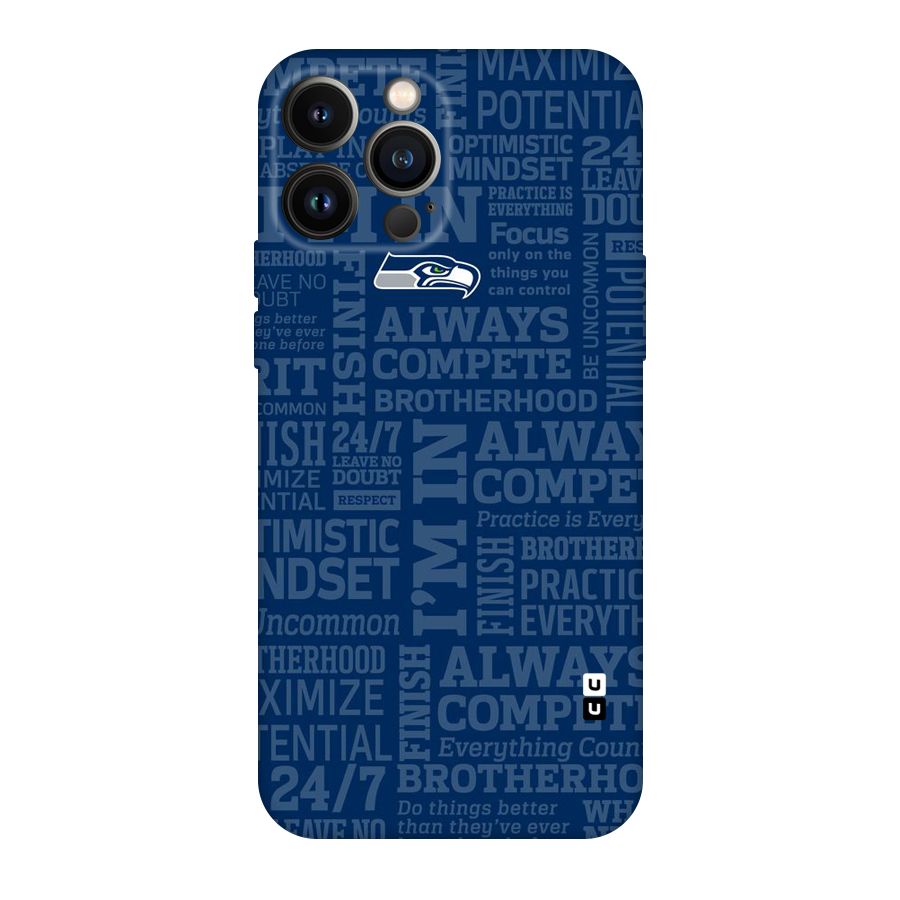 Optimistic Blue Original Polycarbonate Back Case for iPhone 13 Pro Max