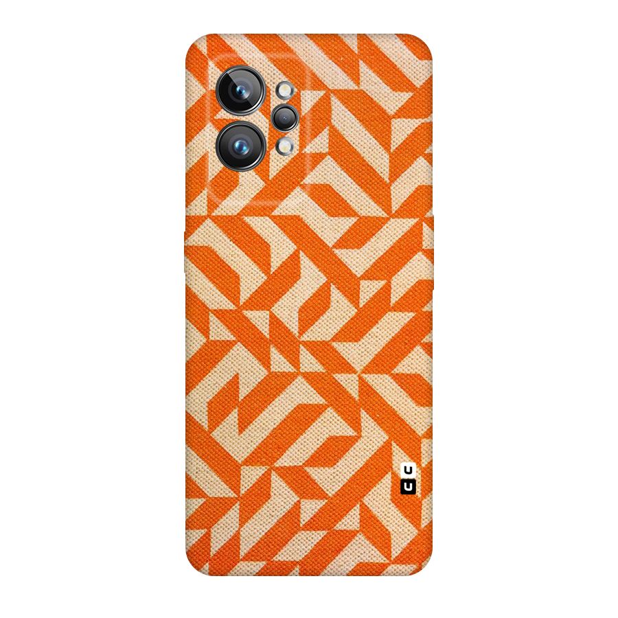 Orange Beige Pattern Original Polycarbonate Back Case for Realme GT2 Pro