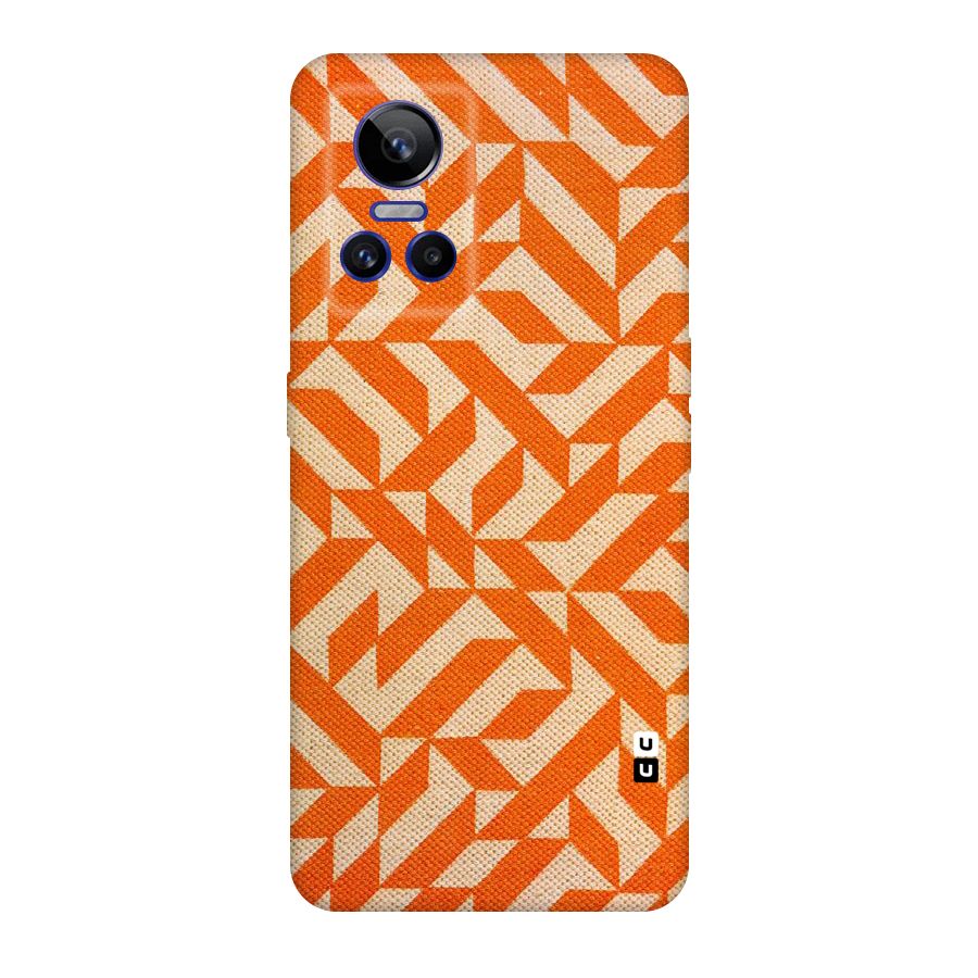 Orange Beige Pattern Original Polycarbonate Back Case for Realme GT Neo 3