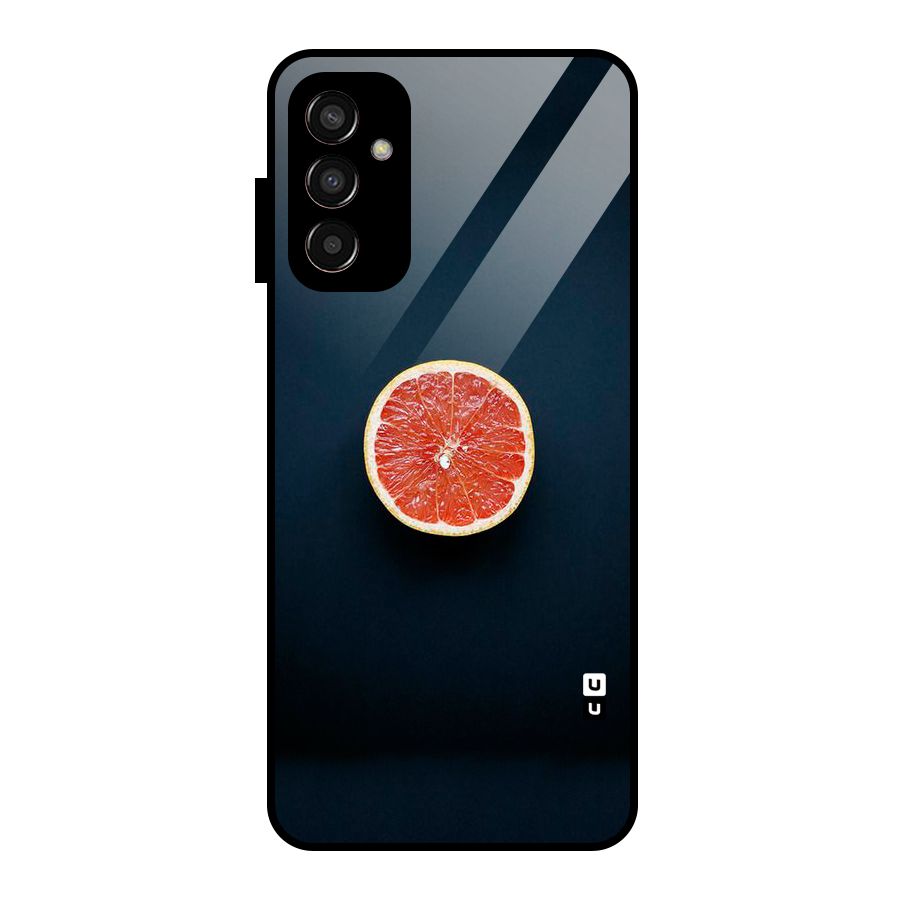 Orange Design Glass Back Case for Galaxy F13